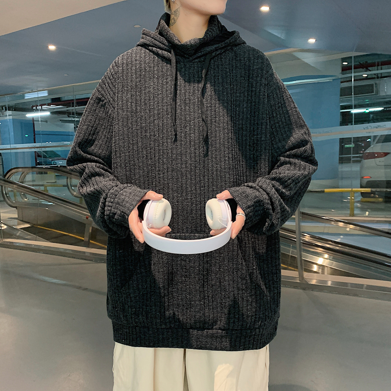 Pull hommes printemps automne hommes Pull à capuche Pull décontracté chaud tricoté Sweatercoat Pull Homme grande taille 3XL Streetwear