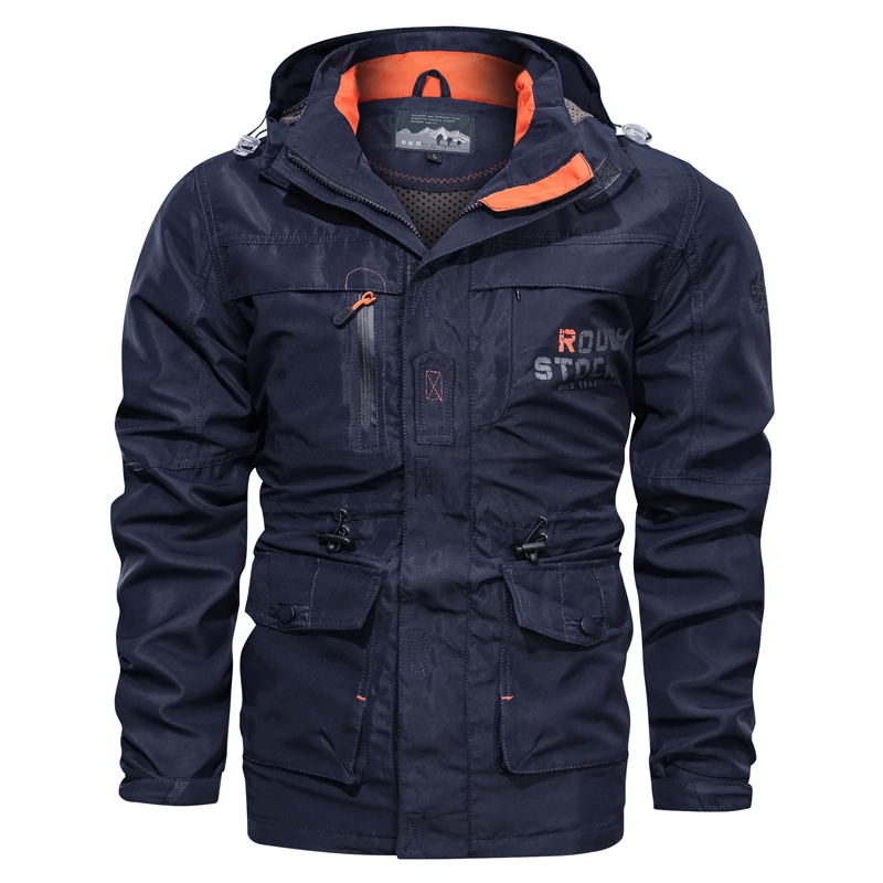 Hommes veste extérieure printemps automne nouvelle veste décontractée à capuche hommes coupe-vent coupe-vent manteau hommes Camping Lnterchange veste hommes