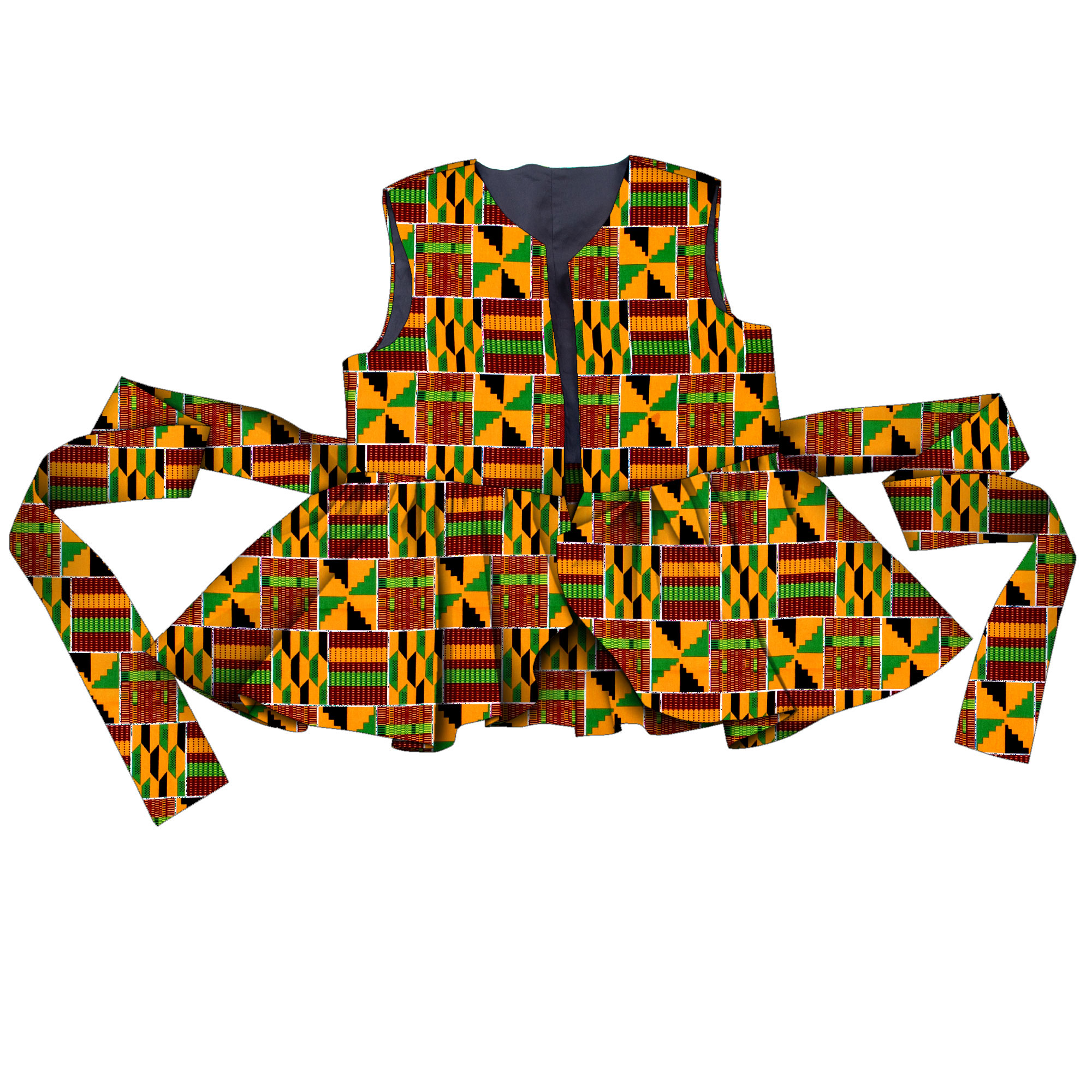 Chemise imprimée africaine pour femmes Dashiki Ankara manteau traditionnel Batik cire impression veste avec ceinture coton BRW WY11069