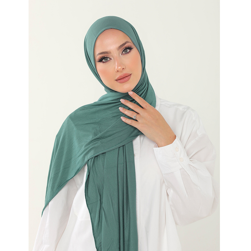 Hijab en Jersey de Coton Modal pour Femme, Écharpe de Ramadan, Turban Long et Doux, Châles Islamiques, Écharpe de Sauna Bandana, Nouvelle Collection 2023
