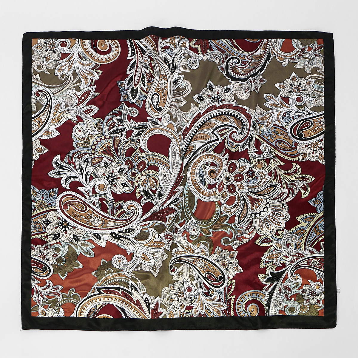 Foulard carré en soie pour femmes, 70x70cm, bandeau pour cheveux, Hijab, bandeau de tête, Bandana lisse