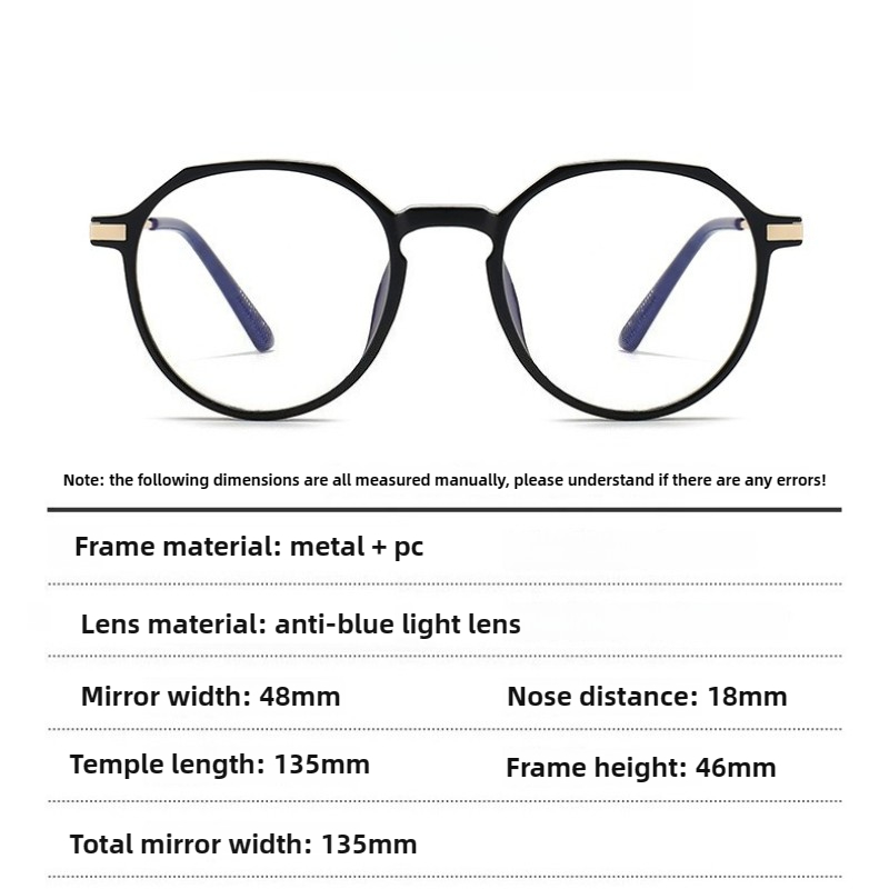 Lunettes de myopie Vintage pour hommes et femmes, monture ronde unisexe, lunettes de Prescription pour dames, pilote optique, lunettes pour myopes