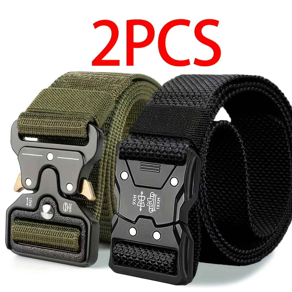 Ceinture tactique pour hommes, ceinture de mode, multifonctionnelle, pour le camping, le golf, les activités de plein air, ceinture décorative pour hommes