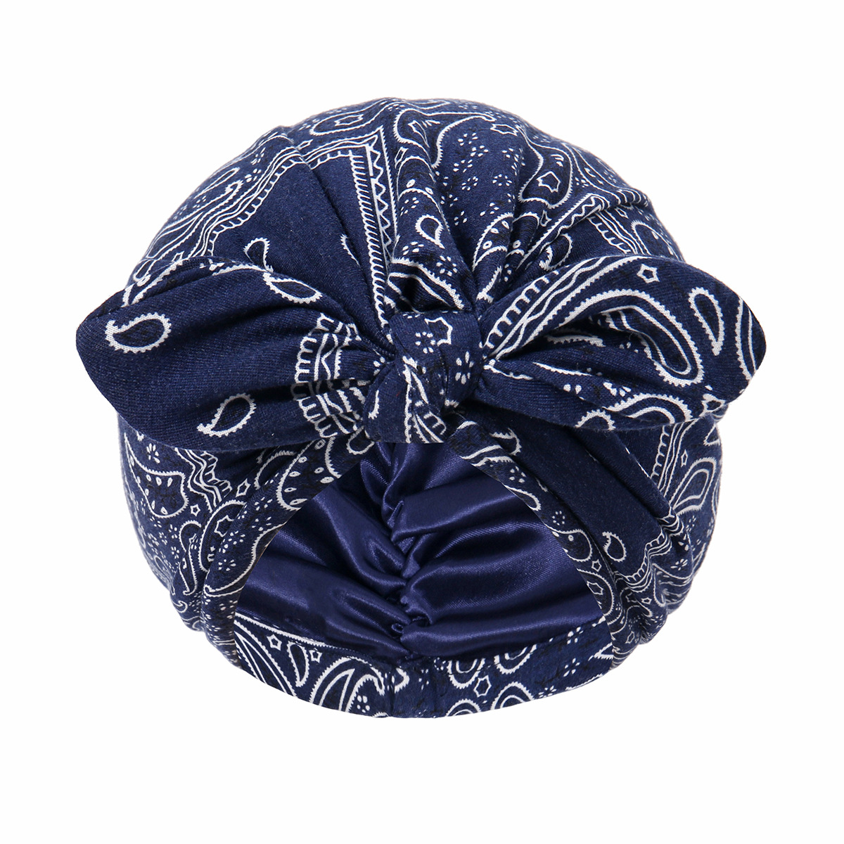 1 pièce Foulard de tête pour femme à motif Paisley, Turban prêt-à-porter, Hijabs intérieurs, Bonnets foulard musulmans pour femme, Foulard indien, Turbante Mujer