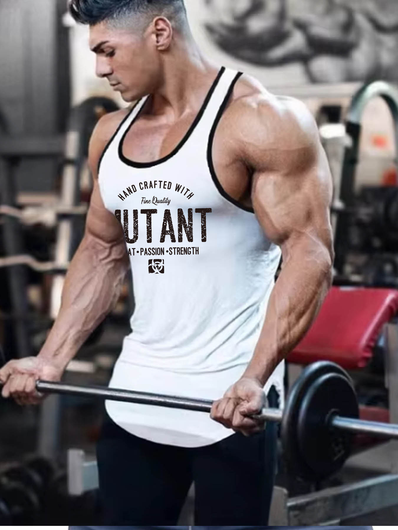 Été nouveau Fitness sport débardeur pour hommes séchage rapide, respirant et étirement T-shirt sans manches mode hommes chérie