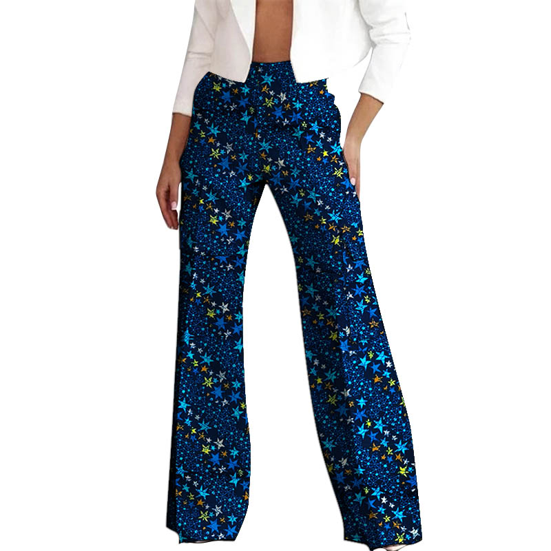 Pantalon Cargo pour femmes, Design Original, Couture africaine, sur mesure, taille haute, imprimé Ankara, bas à cloche