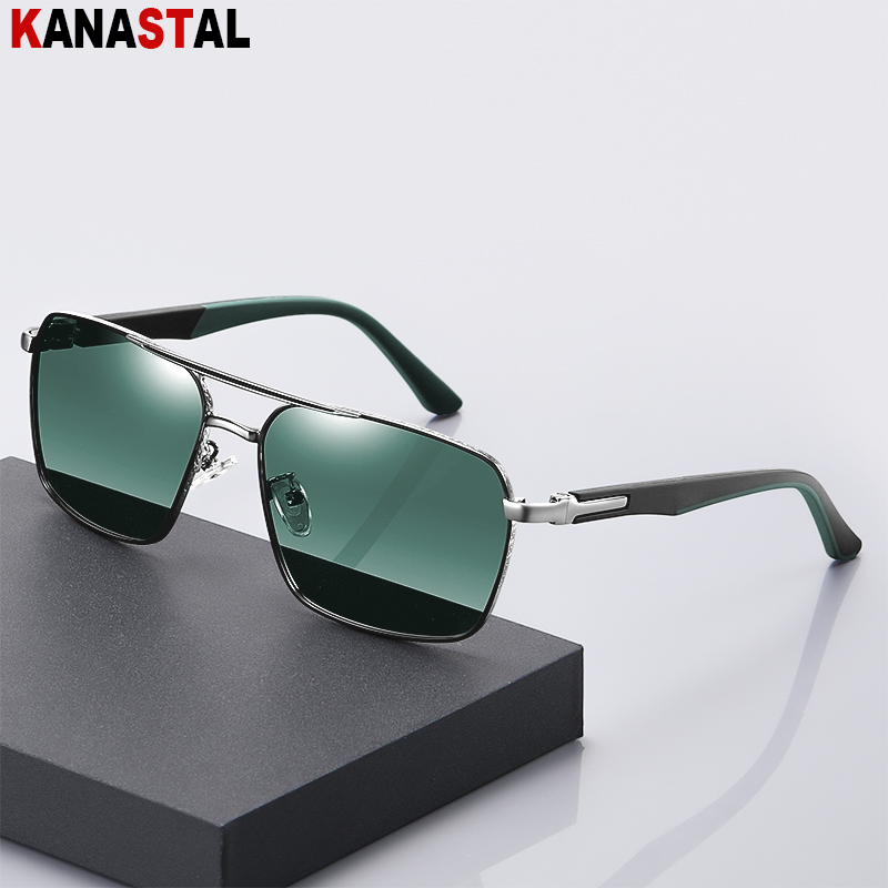 UV400 lunettes de soleil polarisées hommes lunettes de soleil femmes lunettes en métal cadre conduite pêche sport voyage Anti-éblouissement ombre lunettes