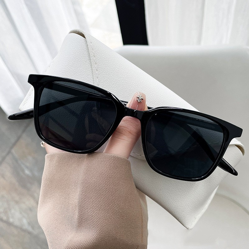 Lunettes de soleil unisexes pour myopie pour femmes et hommes, vintage, extérieur, cadre carré, moins, fini UV, près de la vue, jusqu'à-4.0