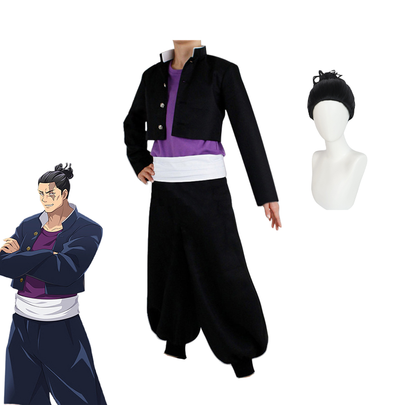 Perruque de Costume de Cosplay Todo Aoi, uniformes noirs, Costume Kendo pour adultes, tenues de fête de carnaval, Anime