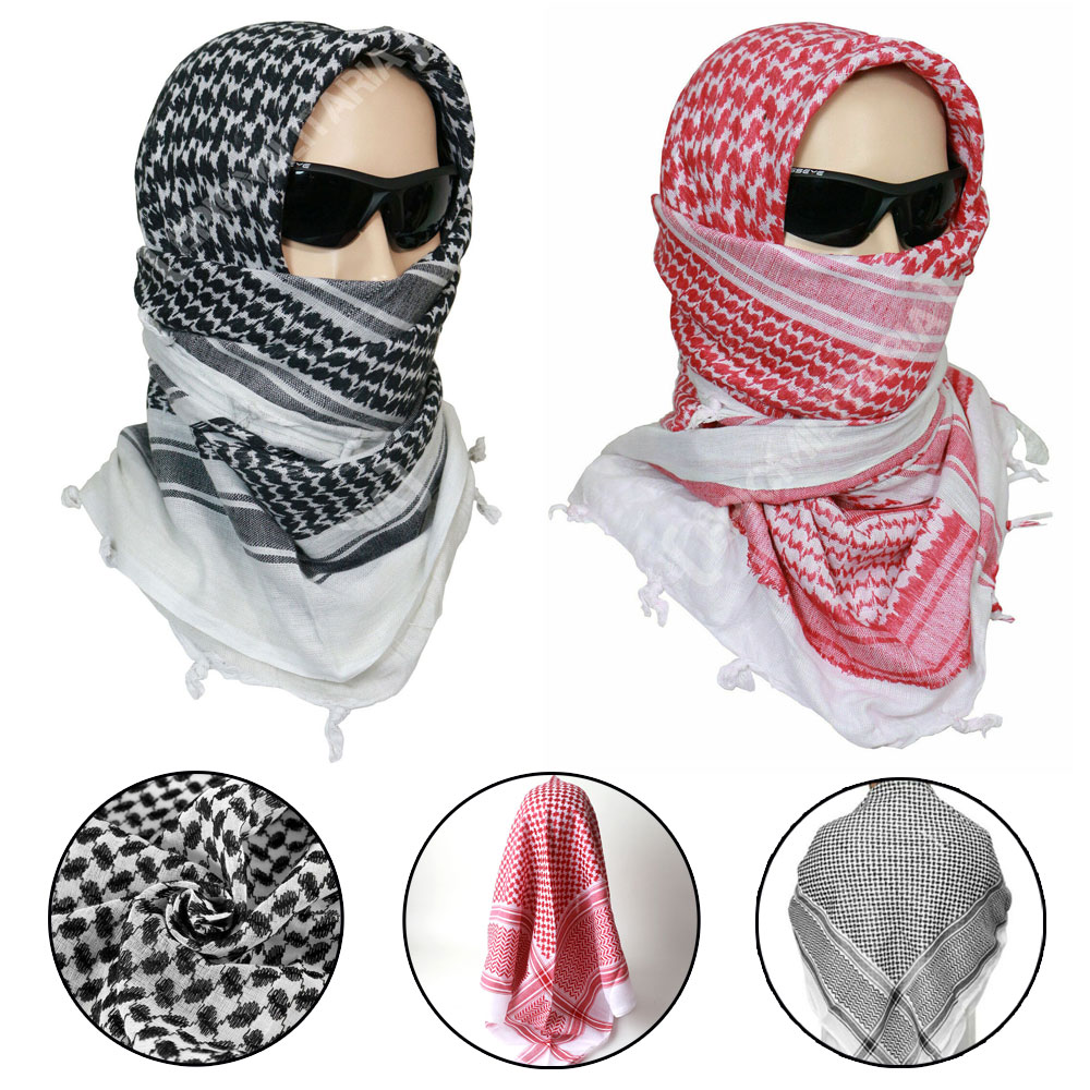 1 pièce Bandana palestinien, Foulard Shemagh musulman, Écharpe carrée pour le cou, Costumes traditionnels islamiques, Turban arabe, Hijab, Bonnets de prière du Ramadan