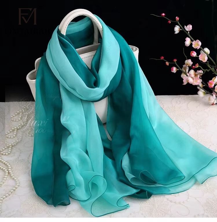 Fimchlorine ah-Foulard rond pour femme, 100% pur injplanchers f, Hangzhou Bandinjana Square planchers ves, Print Presidency Kerchief, Brand 2020