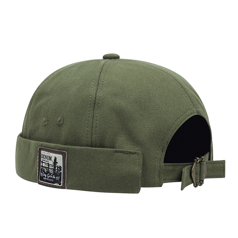 Chapeau court à la mode pour femmes, tendance, nouveau chapeau rétro sans bords en peau de Melon, chapeau polyvalent pour hommes, casquette Hip Hop de rue sans visière