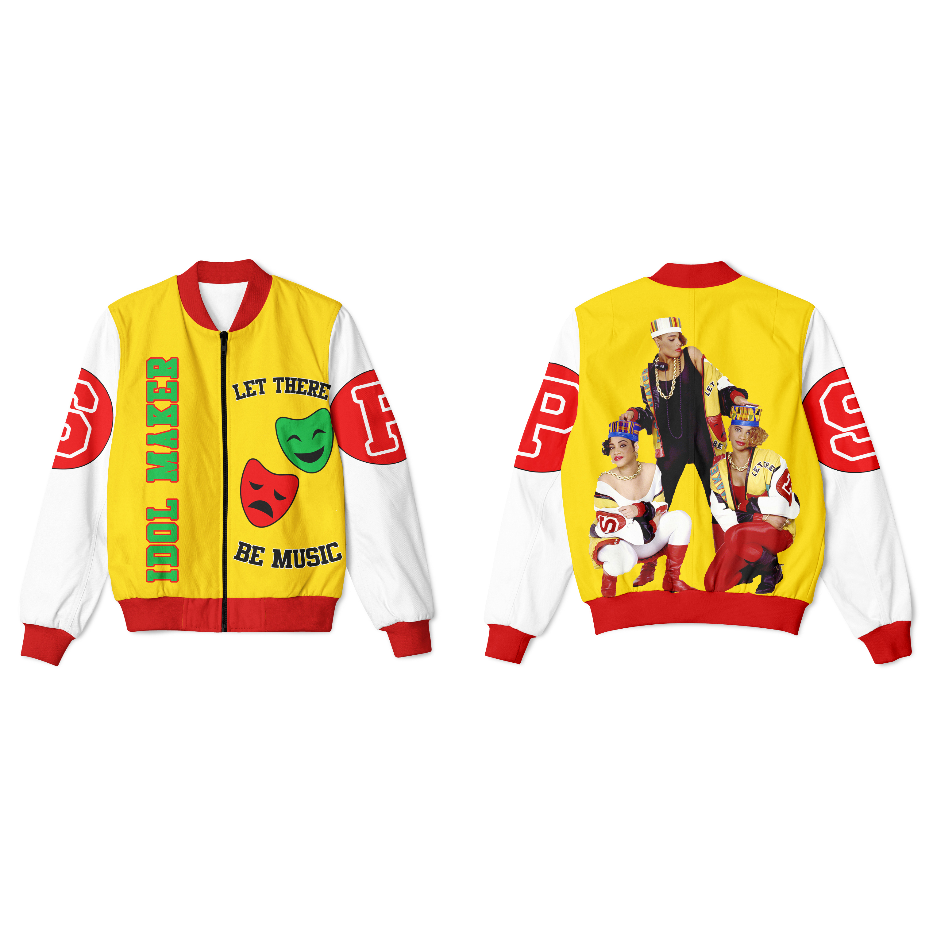 Veste sur mesure pour adulte, Idol Maker, Salt N Pepa 8 Ball, Real US, American TAN8 Styles, Fashion Made