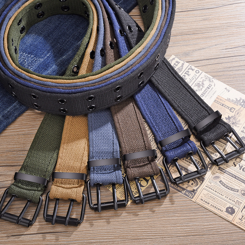 Ceinture en toile pour hommes, boucle ardillon en métal de luxe, ceintures tressées en Nylon tactique de l'armée pour femmes et jeans, sangle militaire de haute qualité pour hommes
