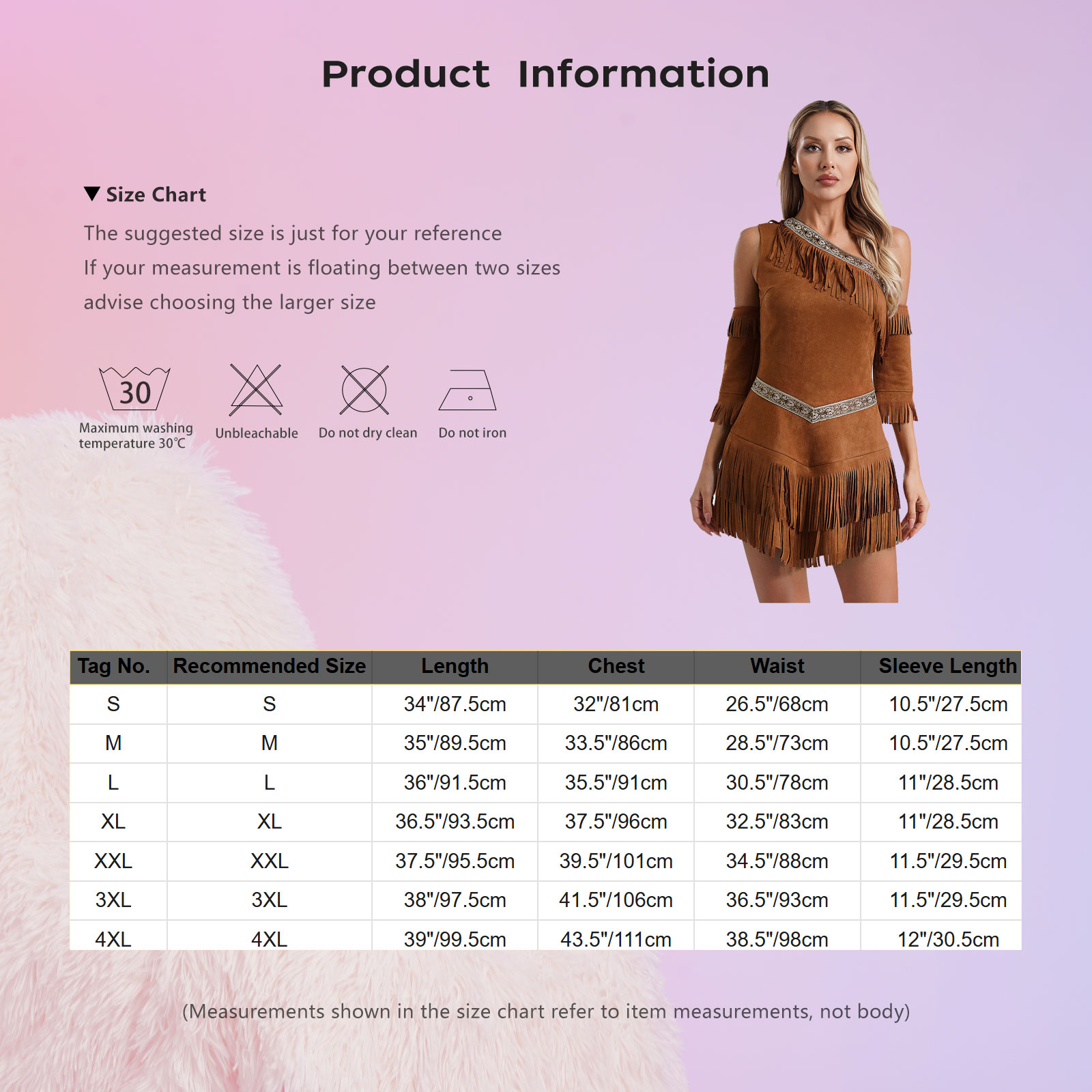 Costume de princesse indienne pour femmes, tenue amérindienne, robe en daim à franges avec manches, déguisement de fête fantaisie pour Halloween