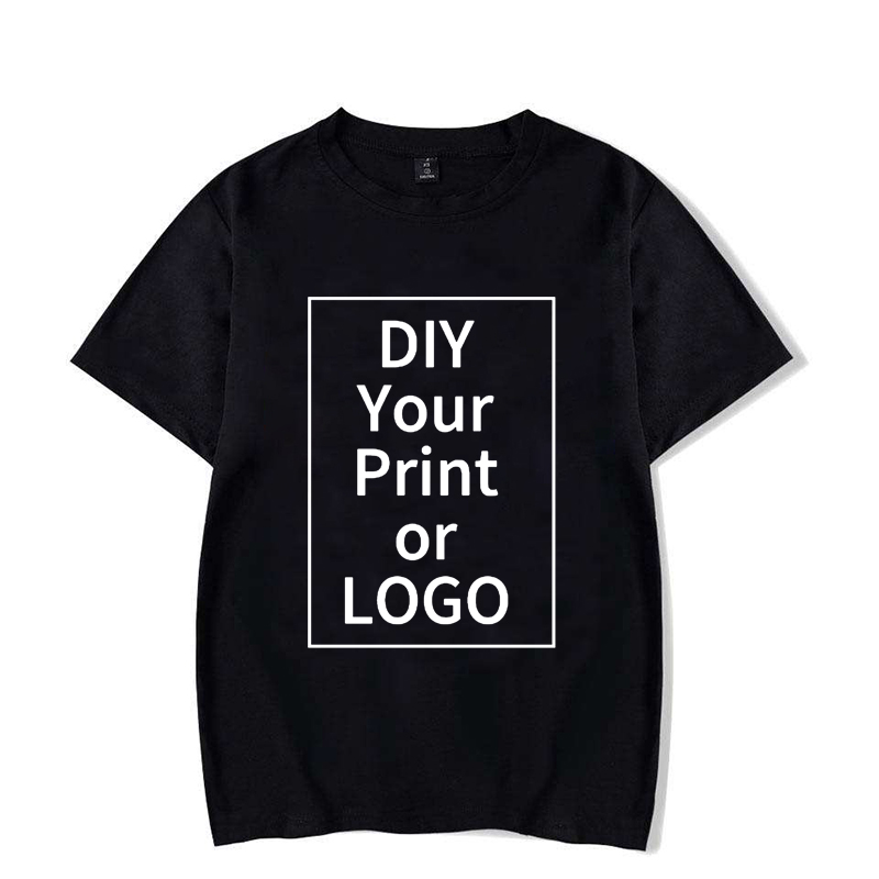 Mode t-shirt femmes hommes été personnalisé imprimé t-shirt bricolage Photo Logo marque texte t-shirt personnaliser vos vêtements chemise