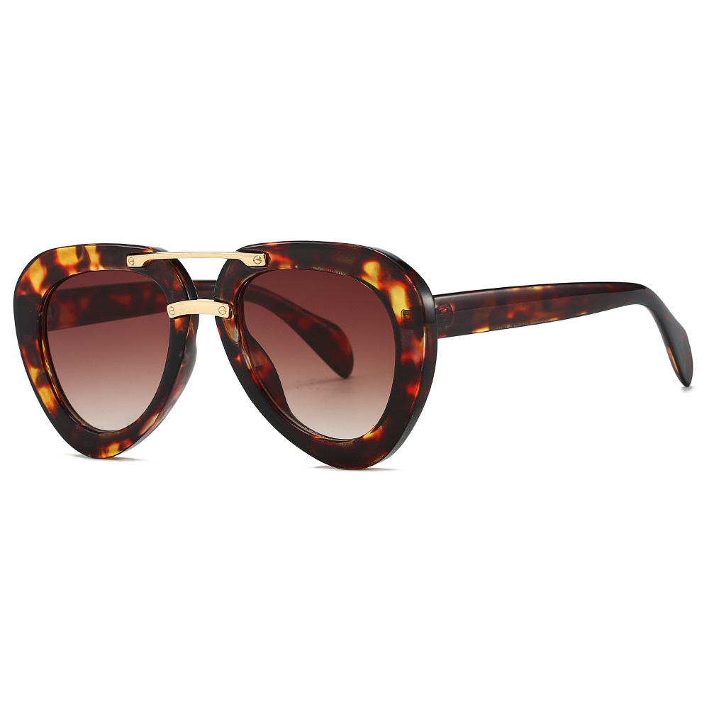 Lunettes de soleil tendance pour femmes et hommes, design pilote, rétro, décontractées, noires, unisexes, à la mode, pour voyage, Vintage, UV400