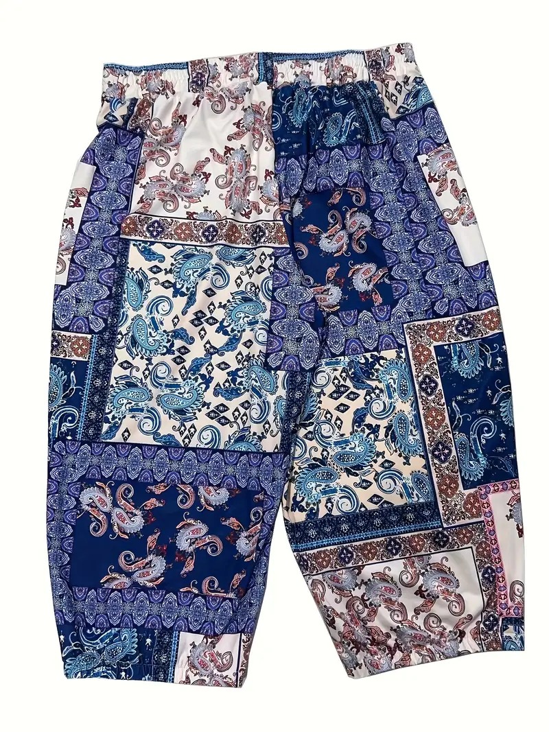 Pantalon court imprimé pour femme, grande taille, 1XL-5XL, proximité, wstring, décontracté, adt et sport, fermeture
