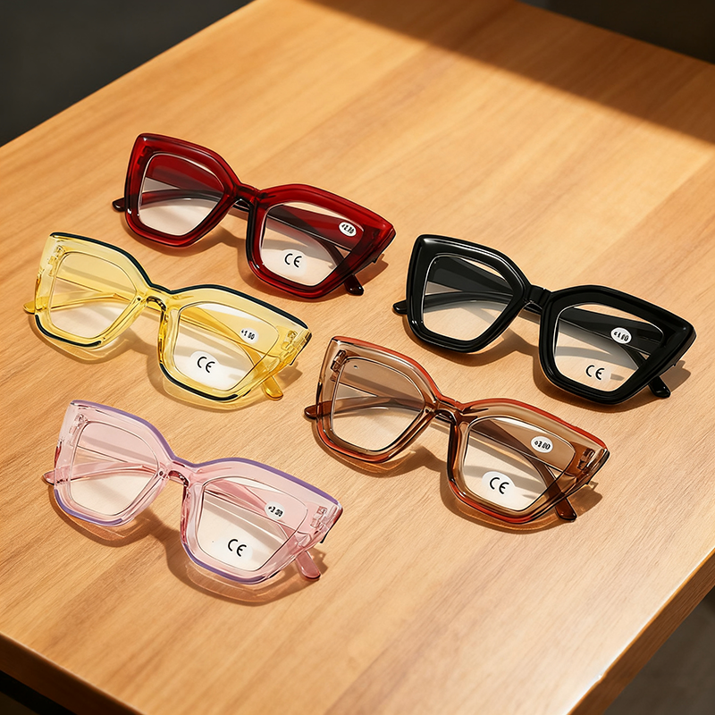 Lunettes de lecture œil de chat classiques pour femmes, Vintage, mode, grand cadre papillon, miroir pour dames, extérieur