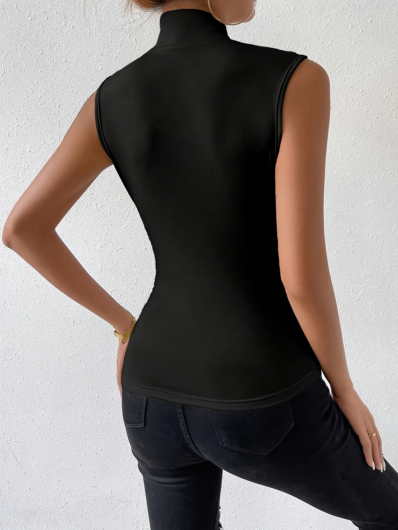 Ensemble deux pièces gilet sans manches élégant à la mode pour femmes, très adapté au déplacement et au loisirs