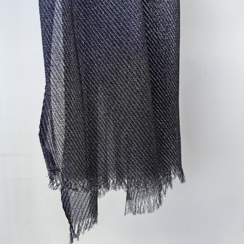 Écharpe plissée en coton froissé pour femmes, Long silencieux froissé, châle froissé, Hijab, fil doré scintillant, musulman