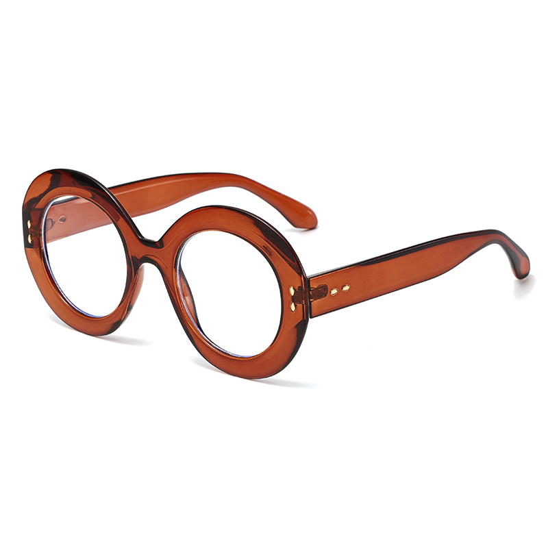 Lunettes rétro ovales anti-lumière bleue pour femmes, montures simples, lunettes optiques, mode vintage féminine