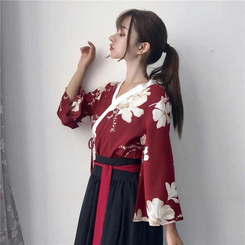 Robe kimono pour femmes et filles, style japonais rétro, vintage Haori Kawaii, robe pour fête, vêtements asiatiques, jupes, offre spéciale éducative