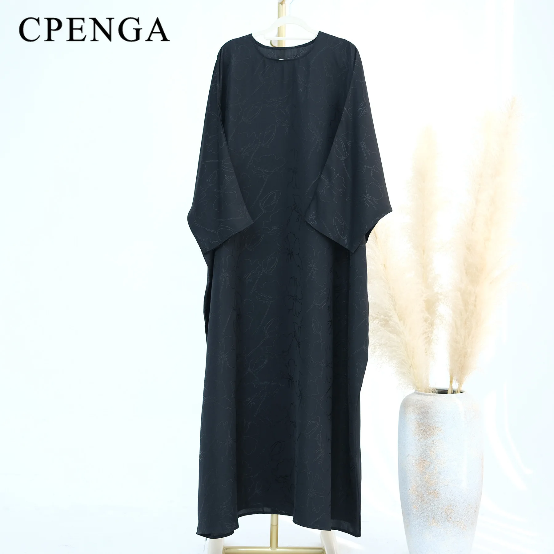 Ensemble de tenues musulmanes de luxe 2 pièces pour femmes, Robe Abaya Hijab Abaya pour Ramadan dubaï, Kaftan de fête islamique, Robe élégante de turquie, 2025