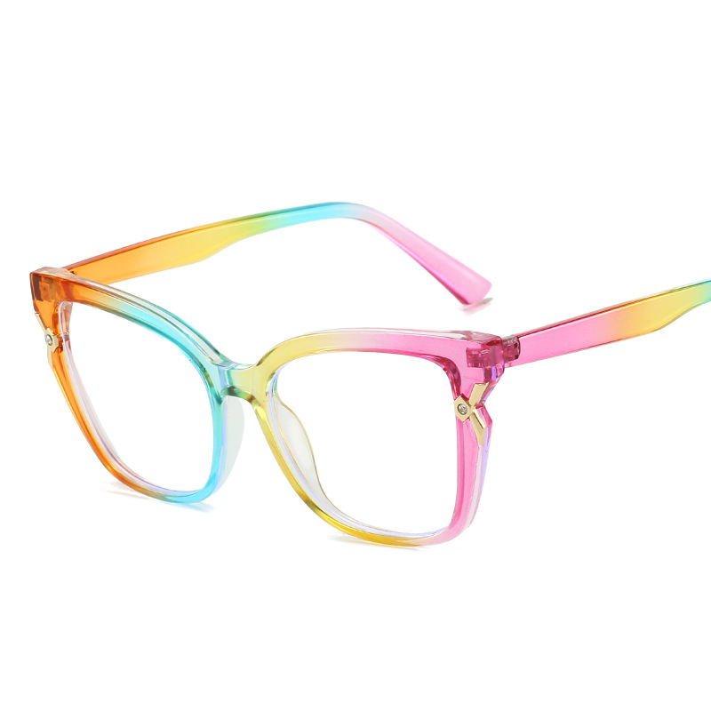 Lunettes tendance pour femmes, nouveau Style, Anti lumière bleue, montures de lunettes européennes et américaines