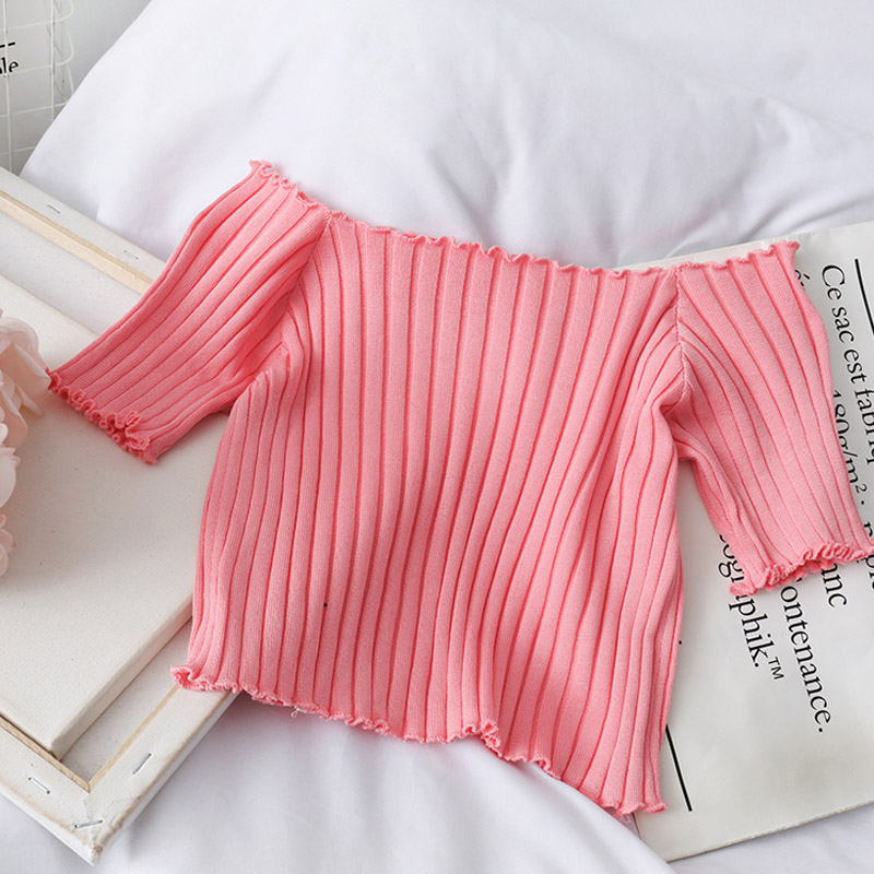 T-shirt manches courtes femme, estival et moulant, à la mode, uni, off initiated ogo Crop, 2023