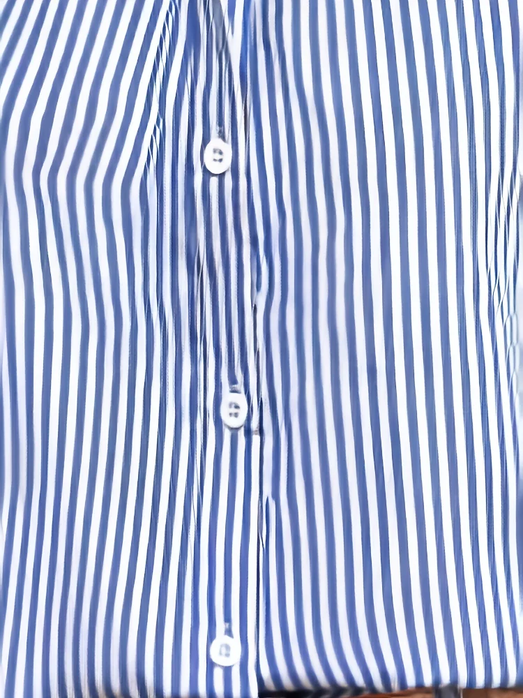 Grande taille 2025 décontracté femmes bleu rayé chemise sans manches surdimensionné respirant femme vêtements bureau dame été nouveauté haut