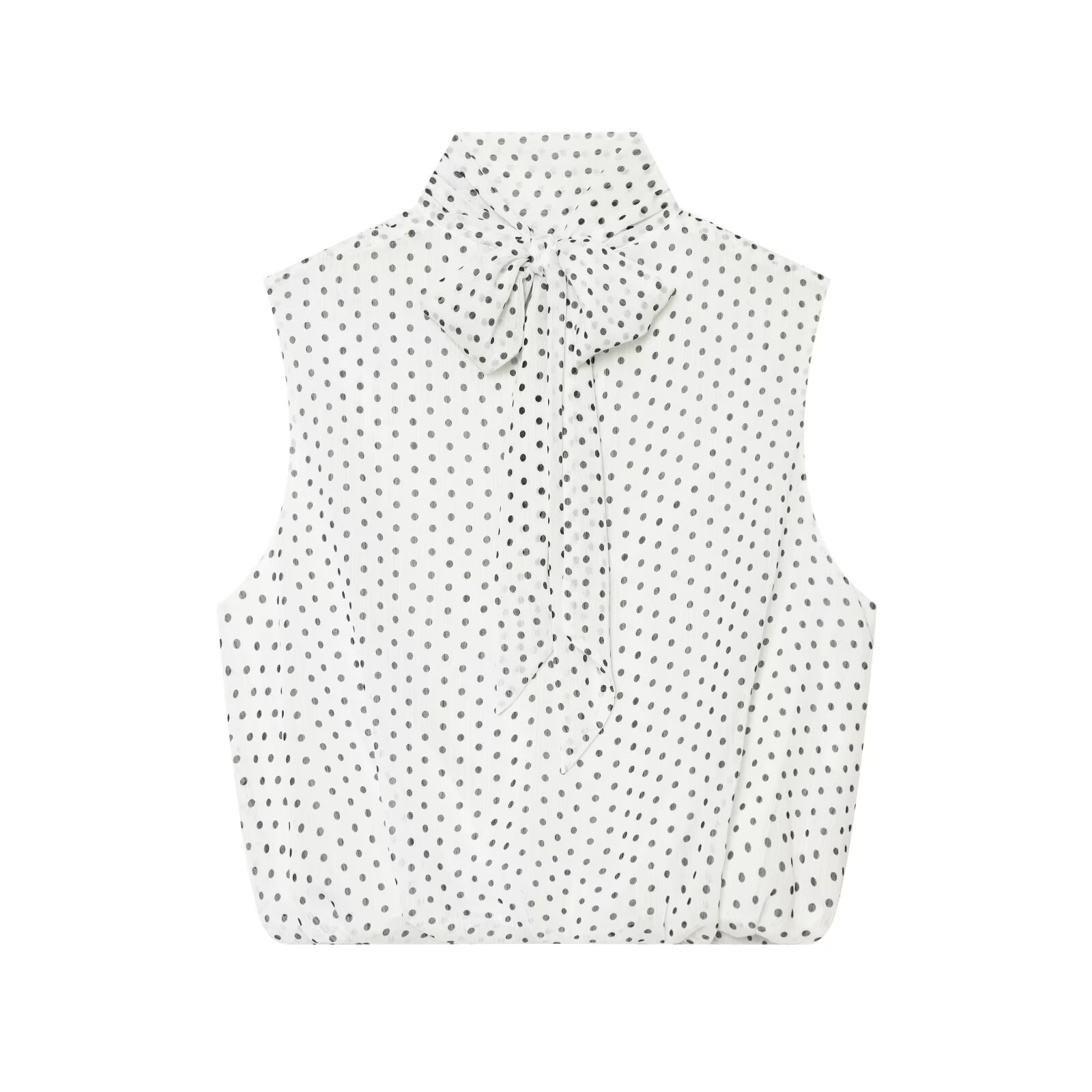 BSAY 2026 Nouvelle Blouse Sans Manches à Col Montant pour Femme, Débardeur Élégant à Col en V avec Torsion Frontale et Plis au Dos, Idéal pour l'Été et les Tenues Décontractées