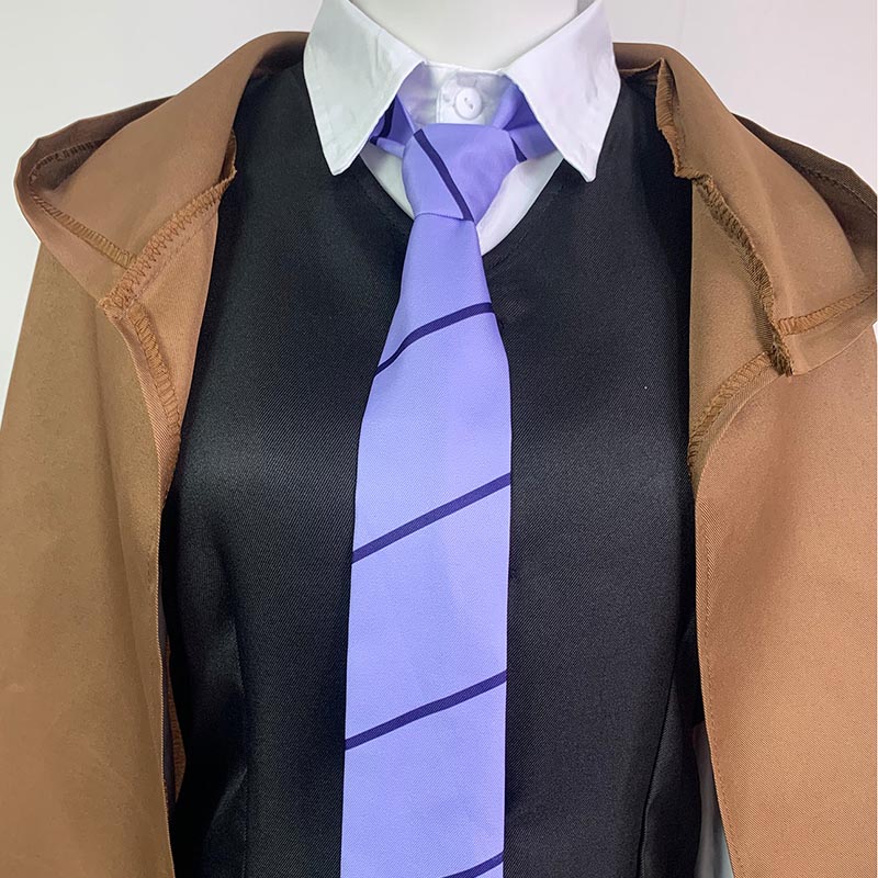 Costume de cosplay Edogawa Ranpo, uniforme de détective, tenues Edogawa Rampo avec chapeau pour Halloween Comic Con