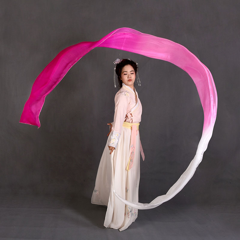 Jeté de banderole de danse avec rubans AqDancer, véritable injVeil, danse du ventre, plus récent pour des spectacles soignés, ballet, phtalSkate artistique