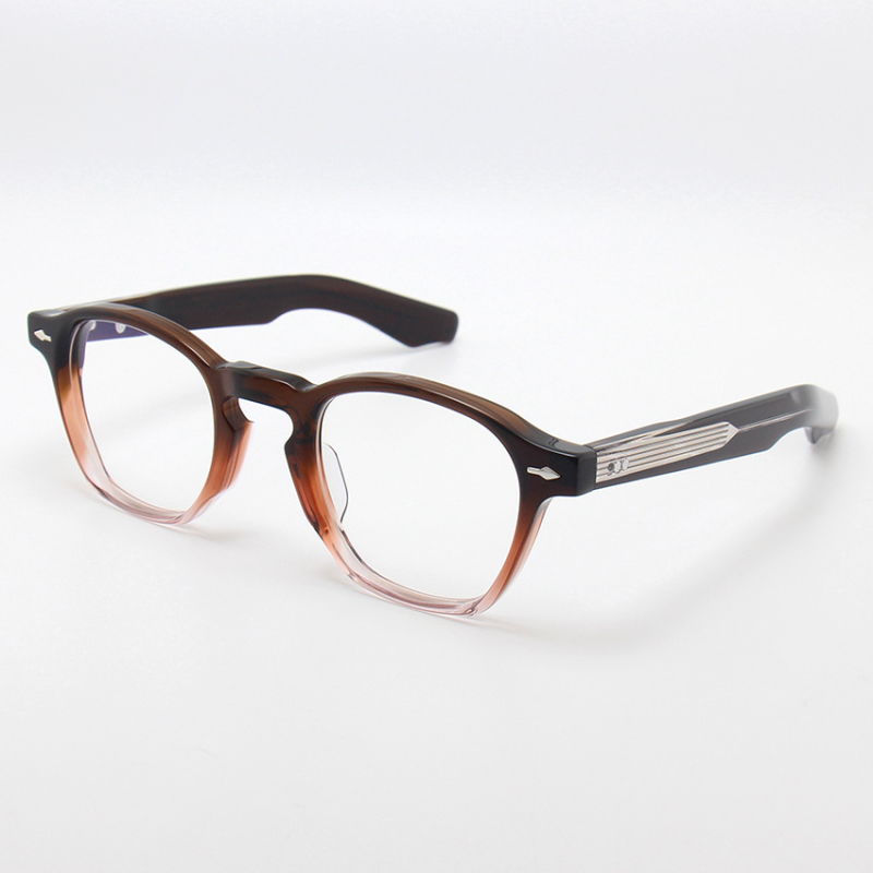 Lunettes carrées rétro faites à la main pour hommes et femmes, Design de marque, monture épaisse, tendance, en acétate de qualité supérieure, Vintage