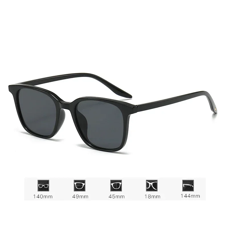 Lunettes de soleil unisexes tendance, nouvelles lunettes de soleil rétro vintage pour femmes, lunettes de myopie ultralégères, lunettes de protection UV pour l'extérieur avec prescription