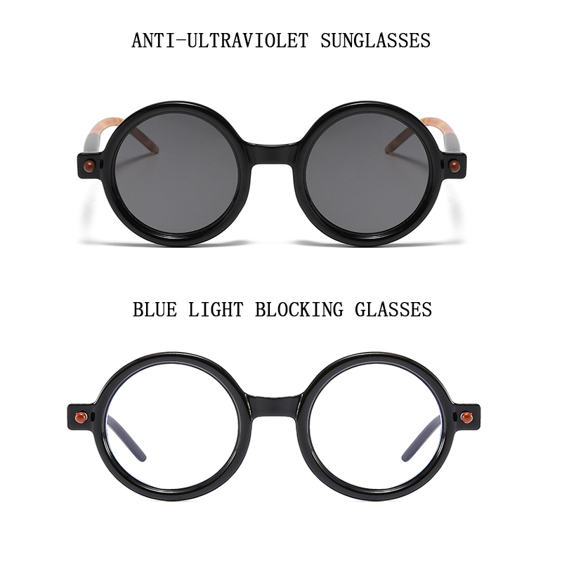 Lunettes De soleil rondes rétro pour hommes, Vintage, mode, Luxe, tendance, blocage De la lumière bleue, Gafas De Sol Hombre