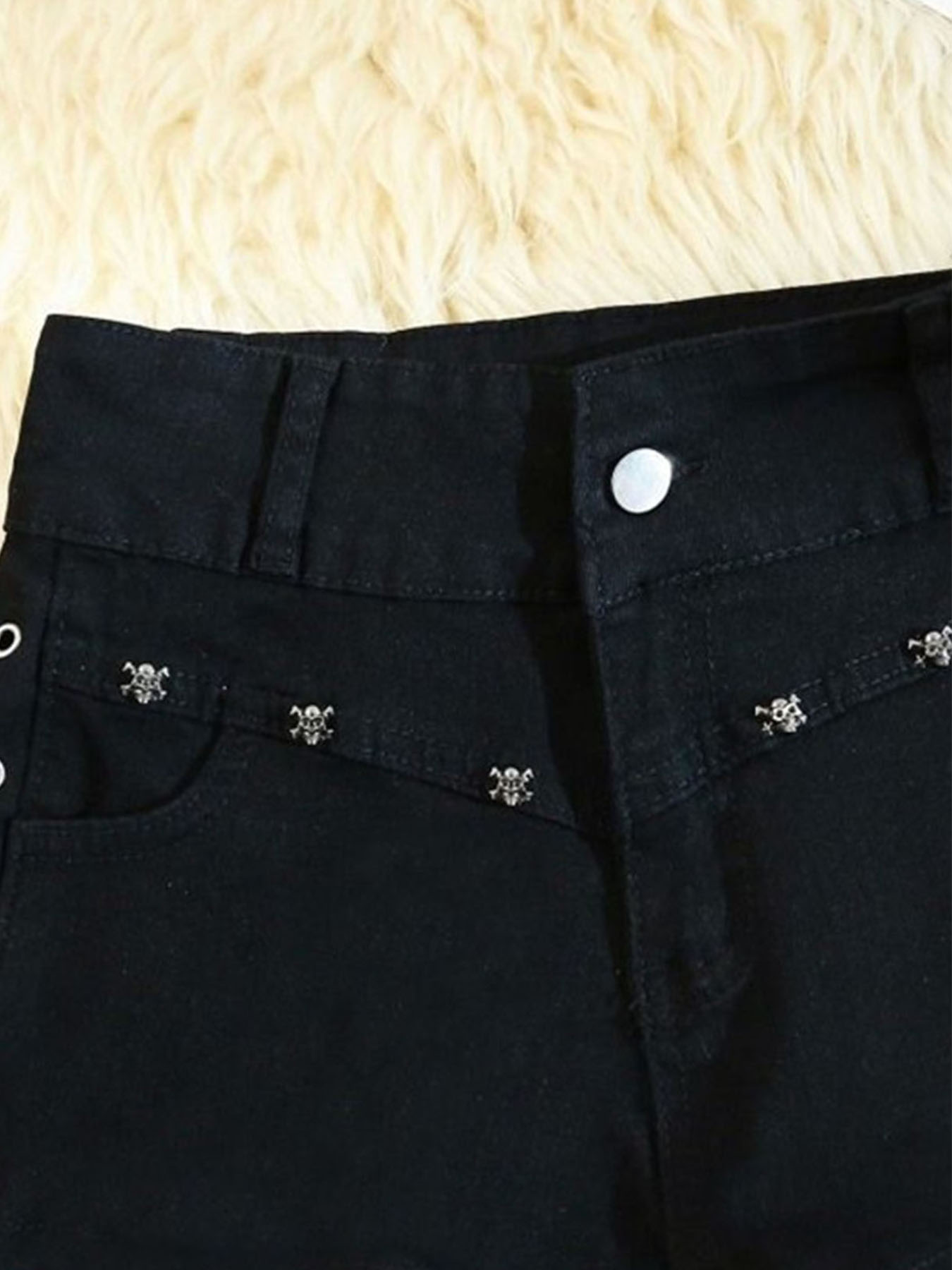 Shorts Femme Moulants Créatifs à Lacets – Tendance Streetwear Quotidien, Style Personnalisé pour Étudiantes, Mode Vacances, Sexy, Rétro Américain, Loisirs