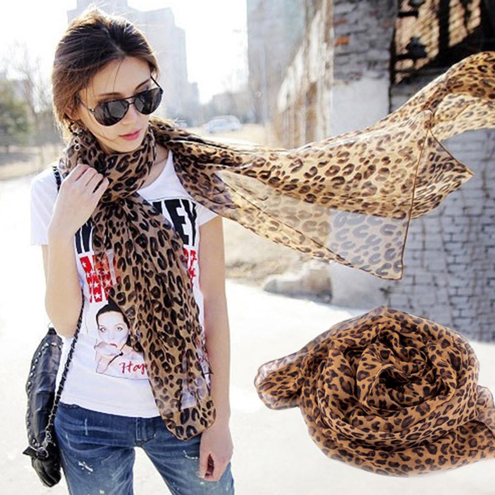 Écharpe Vintage en mousseline de soie pour femmes, foulard doux imprimé léopard, châle Harajuku, offre spéciale, mince, décontracté, Sexy, élégant, printemps, été