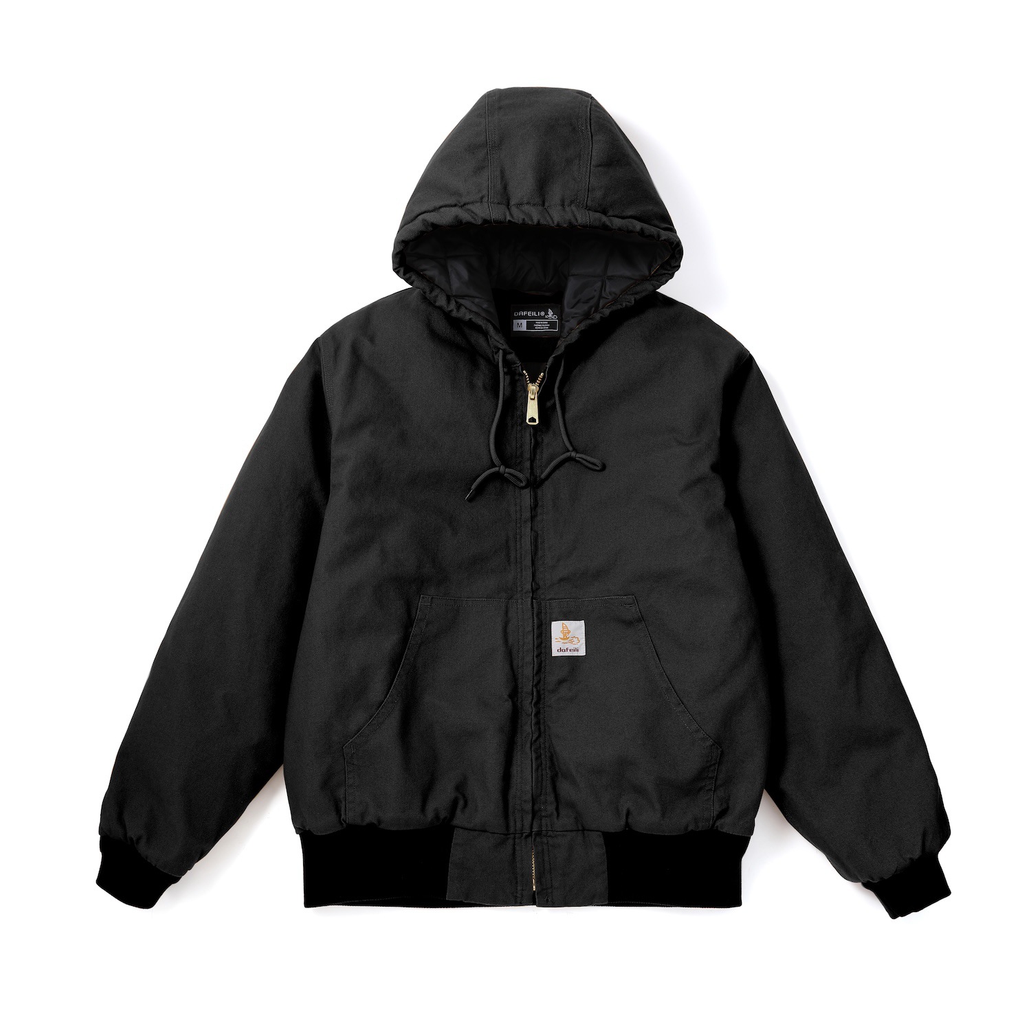 Veste en toile épaisse rétro américaine automne-hiver, manteau rembourré en coton, style vêtements de travail pour hommes, vêtements d'extérieur décontractés