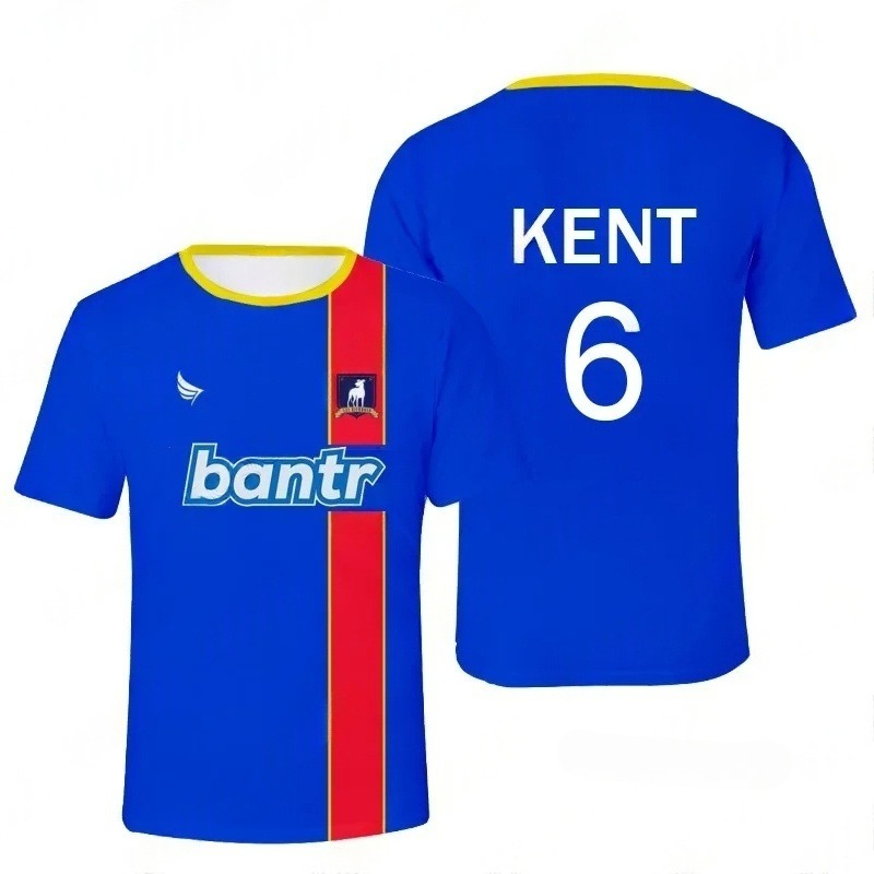 Nouveau maillot de football Ted Lasso AFC Richmond été 2026, t-shirt assorti pour toute la famille, idéal pour le quotidien et l'entraînement, style Y2K