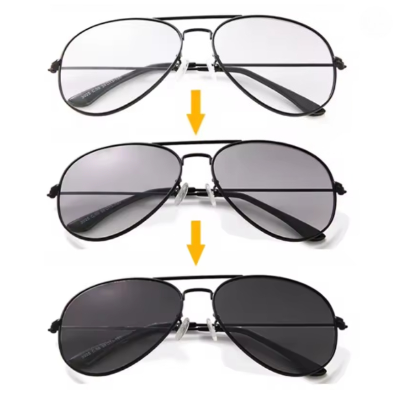 Lunettes de lecture multifocales photochromiques, lunettes de soleil haute définition pour hommes et femmes, adaptées à un usage proche et lointain
