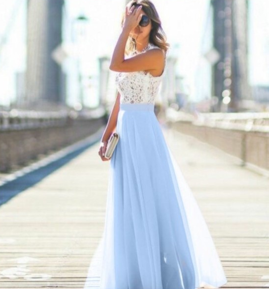 Robe en mousseline de soie avec coutures en dentelle, surlongueur, robe formelle, livraison directe