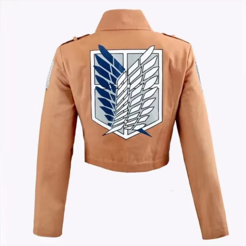 Ceinture d'attaque chaude sur Titan Shingeki No Kyojin ceintures et harnais Cosplay sangles personnalisées Mikas enquête Corps Eren veste complète S Coslon