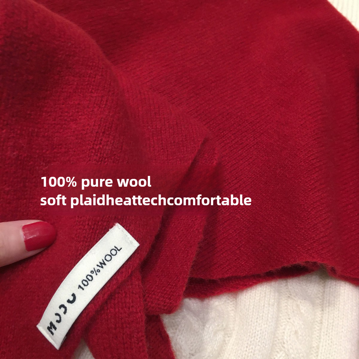 Écharpe triangulaire tricotée en laine de Niche de Style coréen britannique pour femmes foulard écharpe tricotée écharpe tricotée chaude multifonctionnelle
