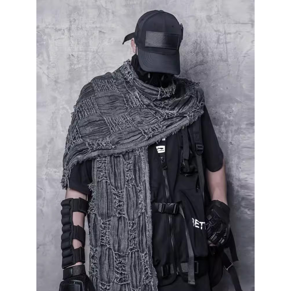 Écharpe à carreaux légère pour hommes et femmes, écharpe arabe tactique Vintage, Camping, chasse, cyclisme, nouvelle collection printemps été 2024