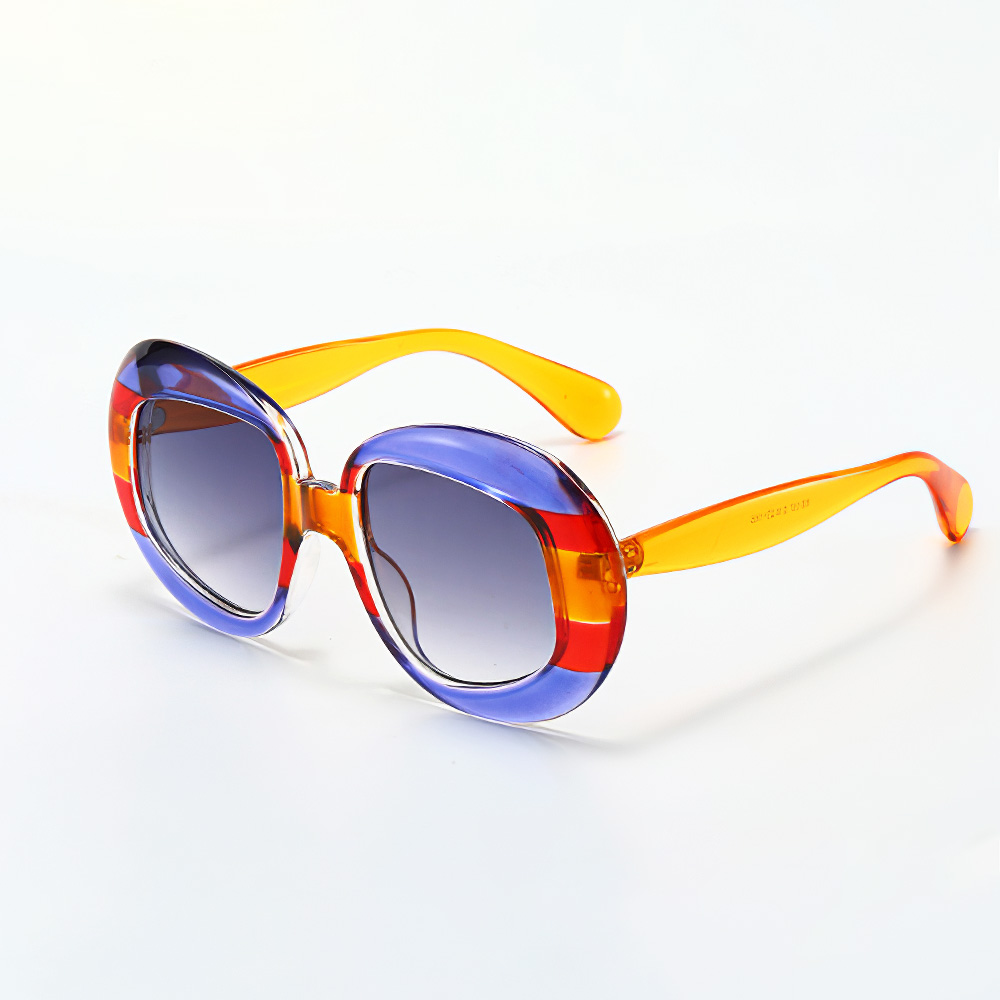 Lunettes de soleil carillon pour hommes et femmes, lunettes de soleil circulaires, lunettes de soleil pour femmes, lunettes de soleil Gogfordden Man, créateur de marque, nuances, nouveau, 2024