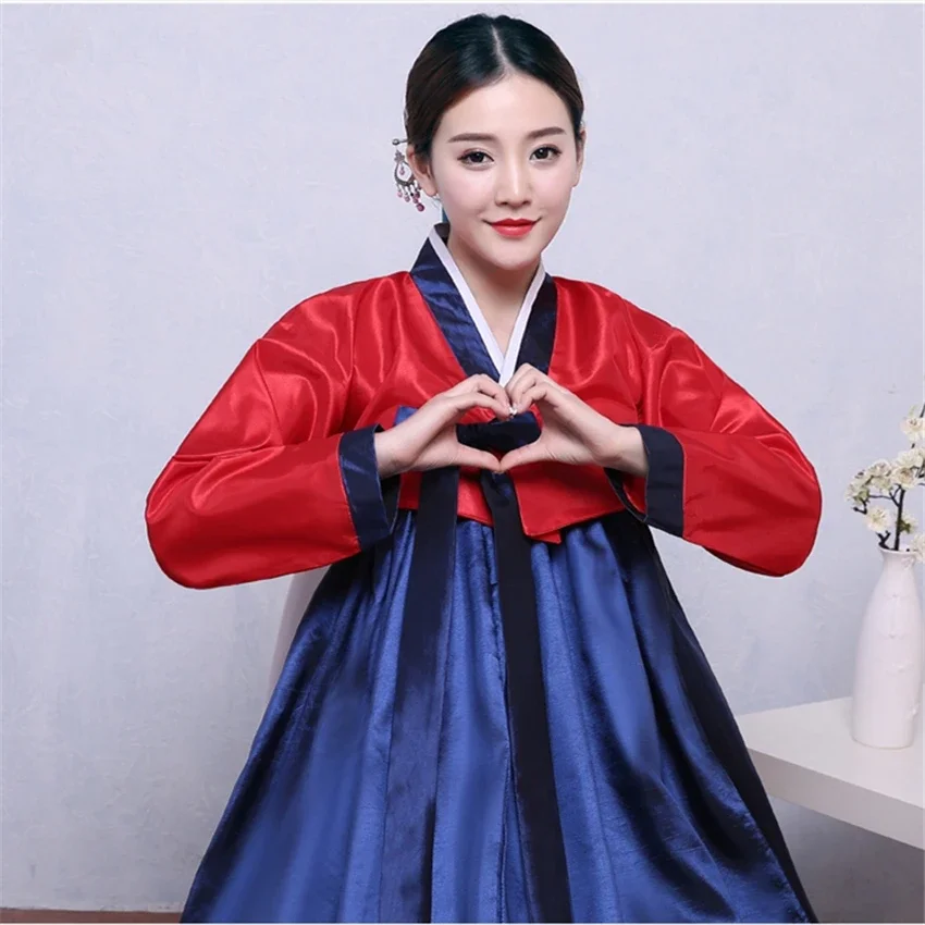 Robe Hanbok pour femmes, mode coréenne, Costumes anciens, fête traditionnelle, palais asiatique, vêtements de spectacle Cosplay, 12 couleurs disponibles