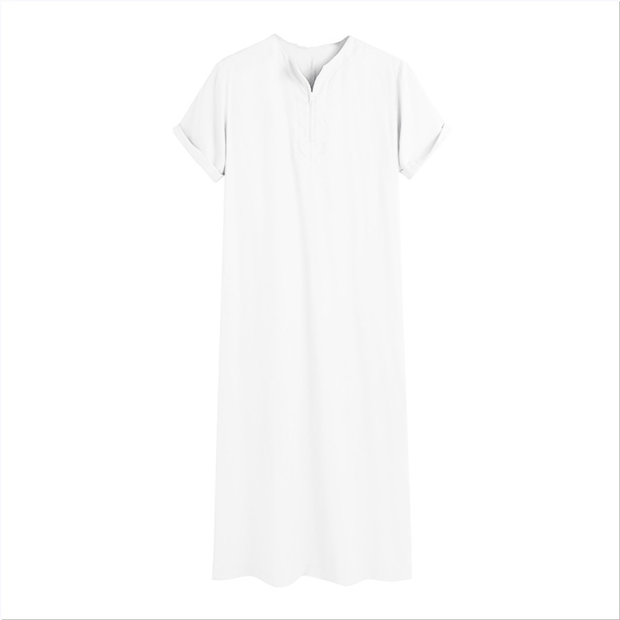 Nouvelle robe musulmane pour hommes 2026, Moyen-Orient, Arabie, Dubaï, Malaisie, fermeture éclair