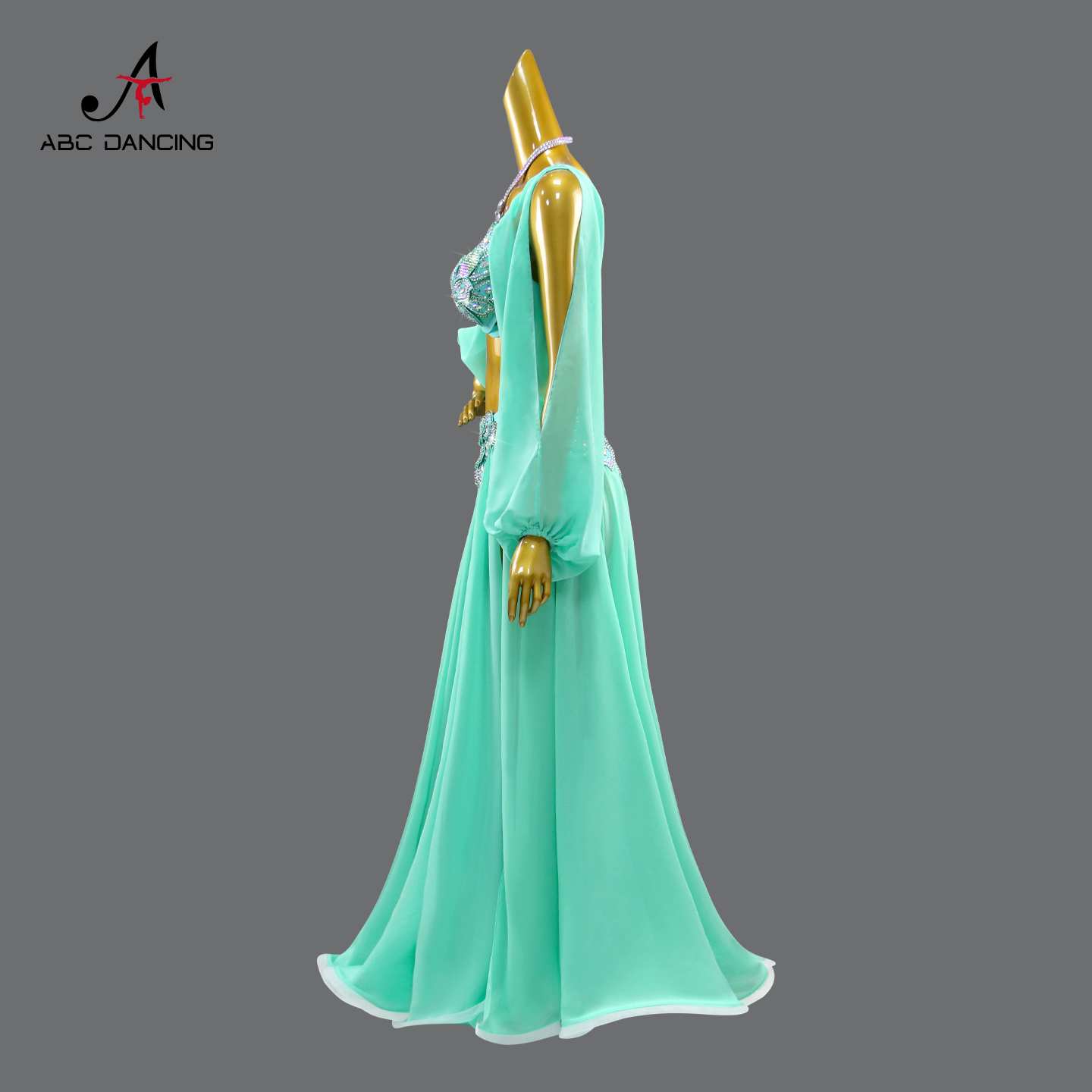 Tenue de Danse Orientale pour Femmes, Costume de Danse du Ventre, Vêtements d'Entraînement, Robe de Scène pour Filles, Robe de Bal